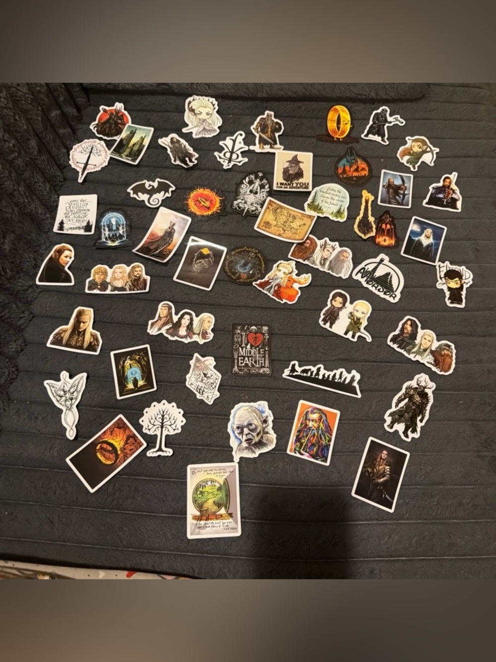 Bundle of 50 Lord of the Rings and The Hobbit stickers